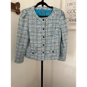 EUC NY Collection Womens Tweed Jacket